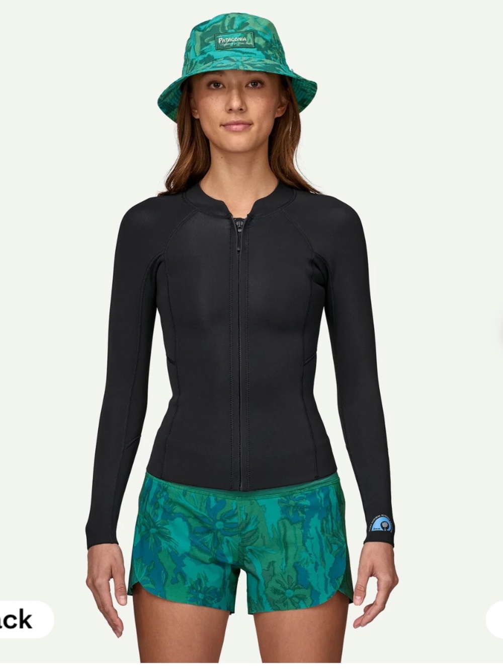 NWOT Patagonia Yulex long sleeve zip wetsuit top size large